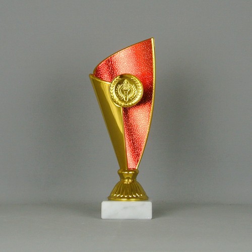 Pokal gold rot mit - /, 19