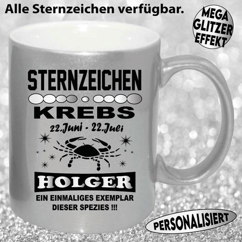 Glitzertasse sternzeichen name - sternzeichen,