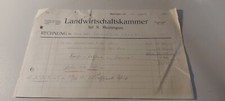 Alte Rechnung- Landwirtschaftskammer Meiningen 14.08.1922 nach Themar  Weizen