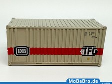 Weiß-roter 20ft Container "DB