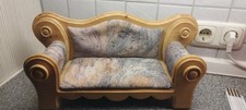 Puppensofa Massivholz Handarbeit Wohnzimmer