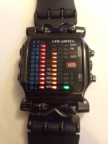 Led binäre digitaluhr herren - binäre,