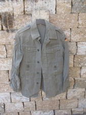 BW Frühe Bundeswehr Jacke Steingrau Feldjacke Moleskin Feldbluse Barras Gr 5