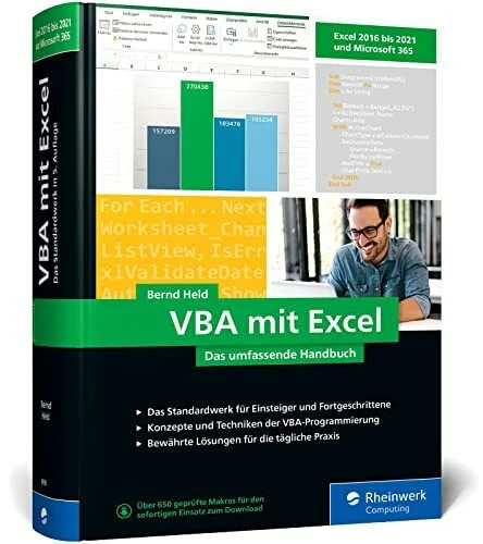Vba mit excel das umfassende - excel:,