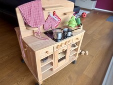 Holzkinderküche Kinderküche Spielküche Küche Kinder  Holz Massivholz gebraucht