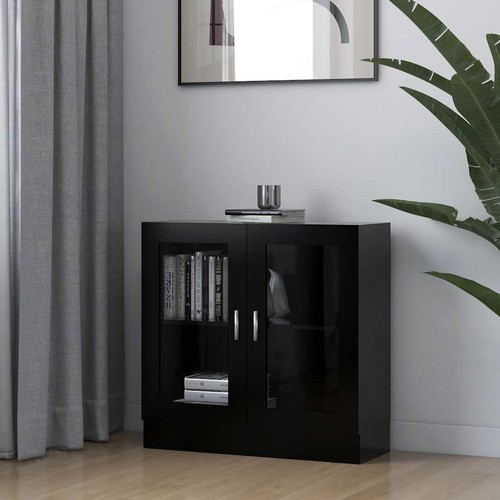 Vitrinenschrank schwarz - vitrinenschrank,