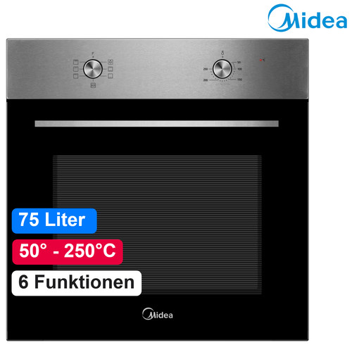Midea einbau backofen - einbau, autark