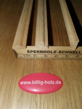 10 x Profilleisten orig. AMCO Schmuckleiste Restaurierung PR22 Ramin 5x12mm 95cm