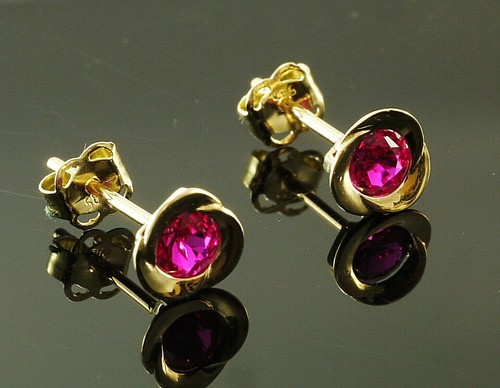 585 gold ohrstecker 1 - 585, mm