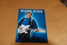 RICKY KING "DER MANN AN DER GITARRE" AUTOGRAMMKARTE