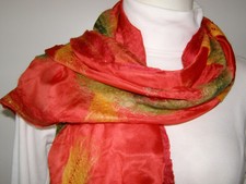 Filzschal, Seidenschal