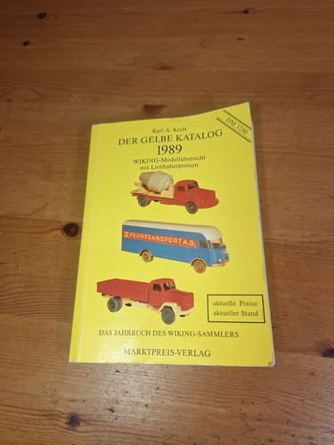 Wiking der gelbe katalog - wiking, 1989