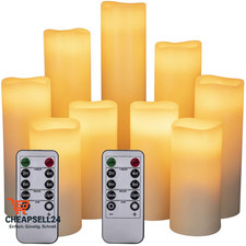 Flammenlose Kerzen Set mit