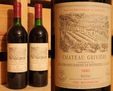 2 Fl. 1990er Chateau Griviere