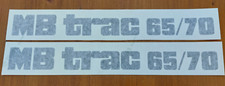 MB-trac 65/70 Mittelschalter Motorhaubenaufkleber rechts und links