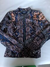 Only JACKE Blazer Gr XS SCHWARZ BLAU  APRICOT  GEMUSTERT