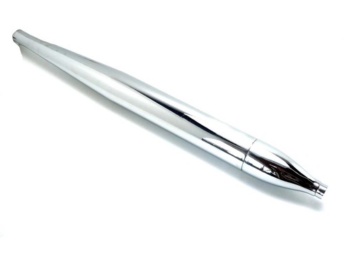 Auspuff chrom zigarrenform - auspuff,