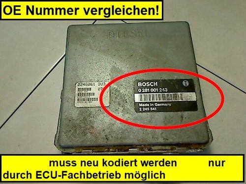 Einspritzsteuergerät bmw e36 - einspritzsteuergerät,