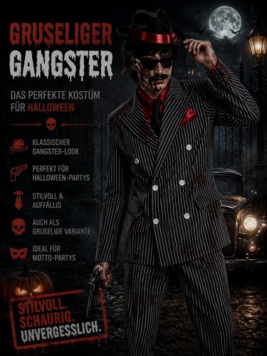Halloween kostüm ganove - halloween,