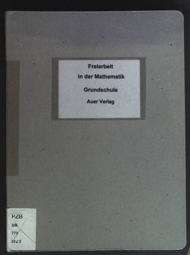 Freiarbeit der mathematik - in,