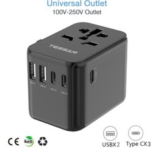 Reiseadapter Weltweit 1 AC