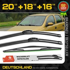 Scheibenwischer Vorne + Hinten Wischer Passend Für OPEL CORSA C | Bj. 2000-2006