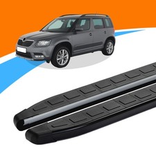Trittbretter passend für Skoda Yeti ab Baujahr 05/2009-12/2017 DOLU Schwarz mit 