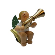 Engel mit Basstrompete auf