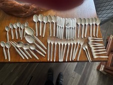 Silberbesteck Kleeblatt Rose