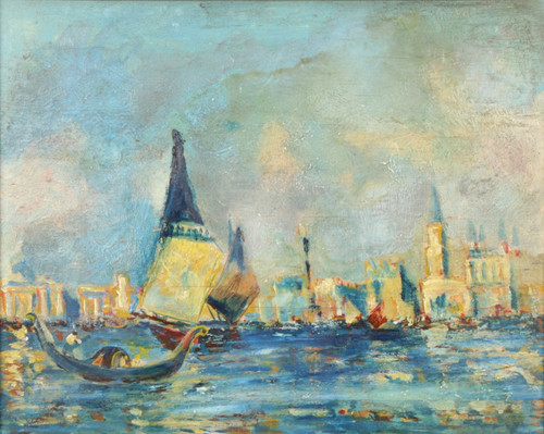 Venedig ölbild gemälde - Ölbild, um