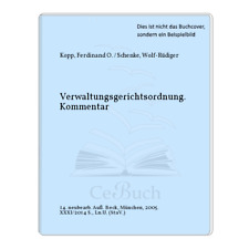 Kopp, Ferdinand O. / Schenke, Wolf-Rüdiger: Verwaltungsgerichtsordnung. ...