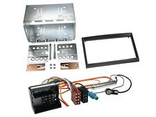 Einbauset Doppel DIN Autoradio für Citroen Berlingo C2 C3 Jumpy Profi schwarz