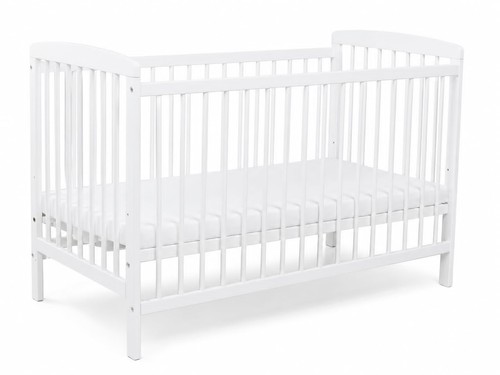 Babybett 120x60 weiß kiefer - 120x60,