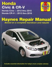 Haynes Handbuch: Honda Civic & CR-V 2012-2016 Reparatur-Buch/Reparaturanleitung