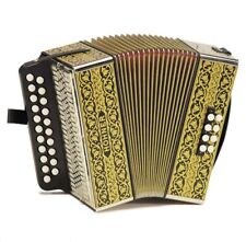 Hohner 2915 Luxus Wien diatonisches Akkordeon + Riemen und Cover