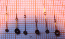 Alte neuwertige Taschenuhrzeiger Breguet goldfarben.. 7