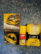 TOKO Kantenschleifer Kantenschärfer Ski & 2 x Skiwachs - Gebraucht - Ergo Speed