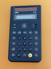 Braun Solar Taschenrechner ETS 77, Type: 4777 , Solarrechner Design Dieter Rams 