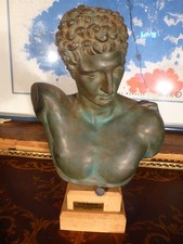 Große Hermes Büste Statue