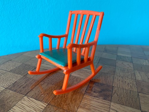 Stuhl schaukelstuhl orange - stuhl,