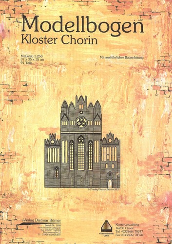 1695 modellbogen kloster - 1695,
