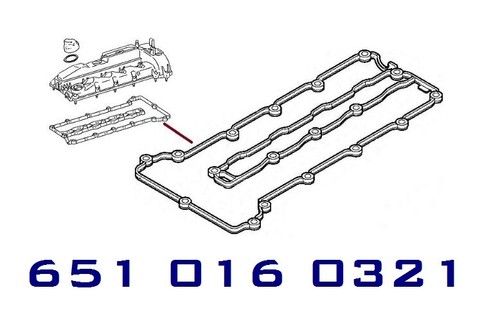 Ventildeckeldichtung mercedes - ventildeckeldichtung,