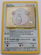 Chansey Holo WOTC Pokemon Karte 3/130 Base Set 2 Rare 2000 Vintage Original LP