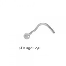 Kugel-Nasenstecker 925 Silber