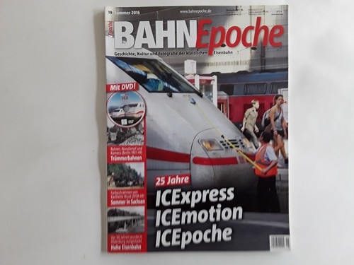 Bahn epoche sommer 2016 - bahn,