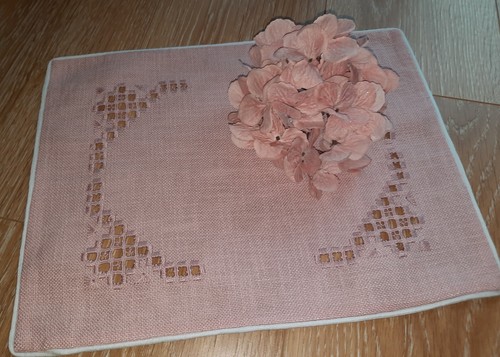 Hardanger decke tisch set - hardanger,