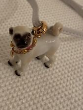 MEISSEN Mops MFJ20HS03100 Diamant-Collier Anhänger Meissen Pug Pendant Diamond