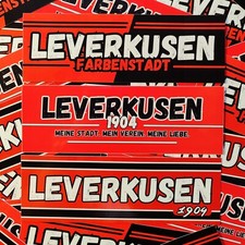 300x Leverkusen Aufkleber/