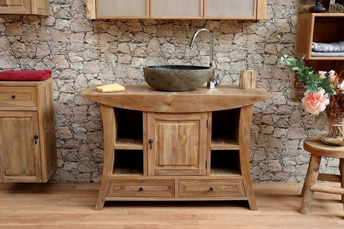 Waschtisch teak badmöbel - teak,
