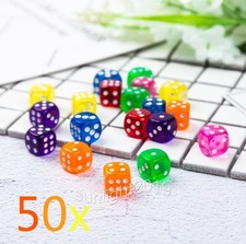 50er Set Würfel 16mm Bunt